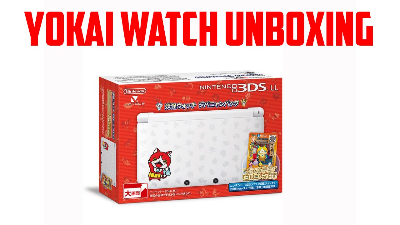Yo-kai Watch 3DS LL UNBOXING!