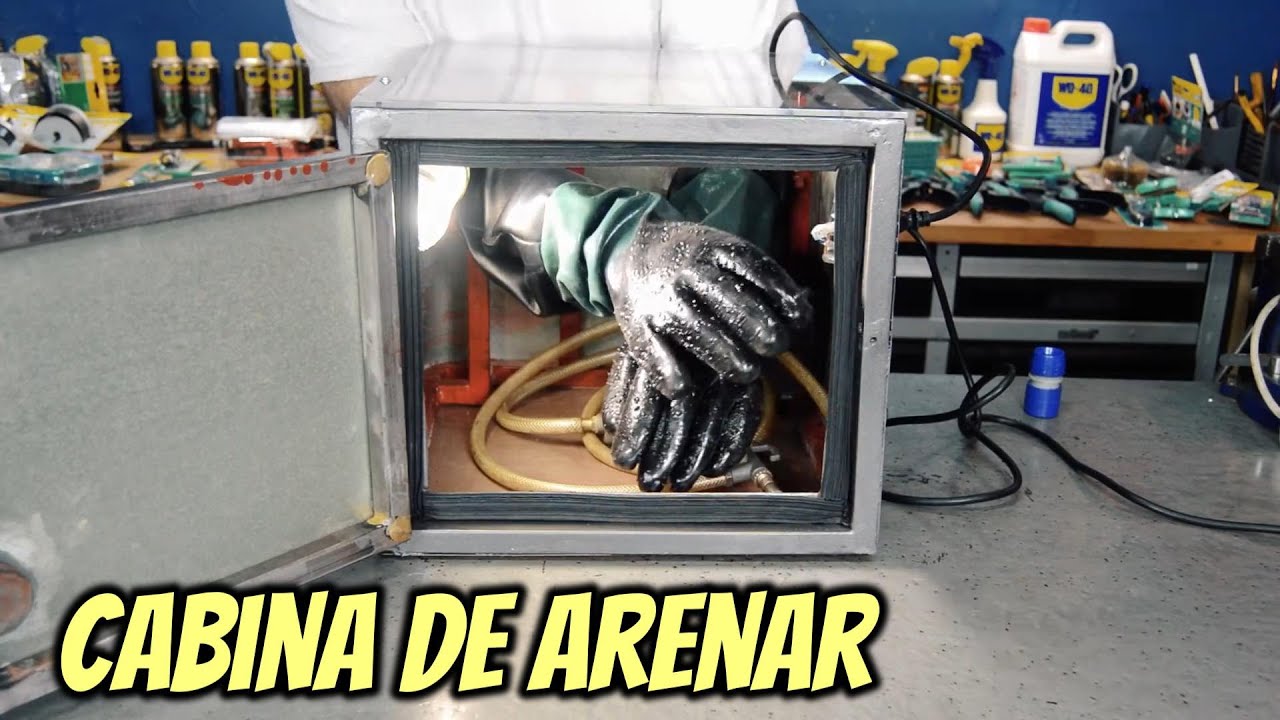 Cabina de arenar casera desde 0 || Sandblaster homemade
