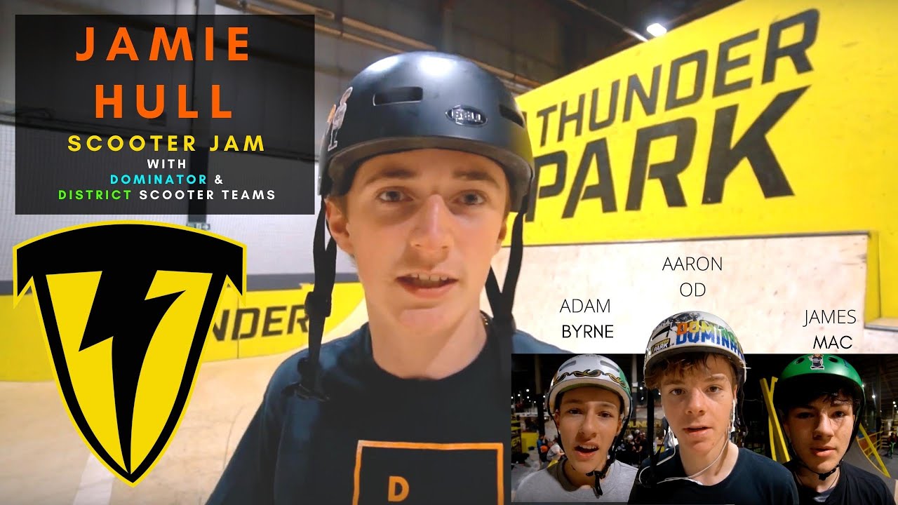 *IRISH SCOOTER COMP* WITH JAMIE HULL AT THUNDER PARK - INDOOR SKATEPARK NORTHERN IRELAND