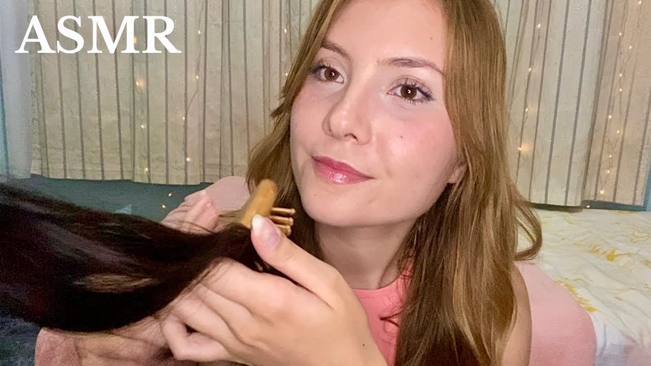 ASMR Escovando seu cabelo até você dormir 💤 (sons reais)