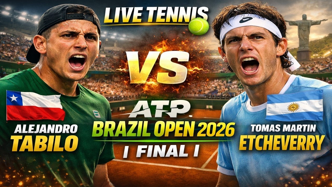 Alejandro Tabilo vs Tomas Martin Etcheverry 🎾LIVE TENNIS ATP BRAZIL OPEN 2026 | Final