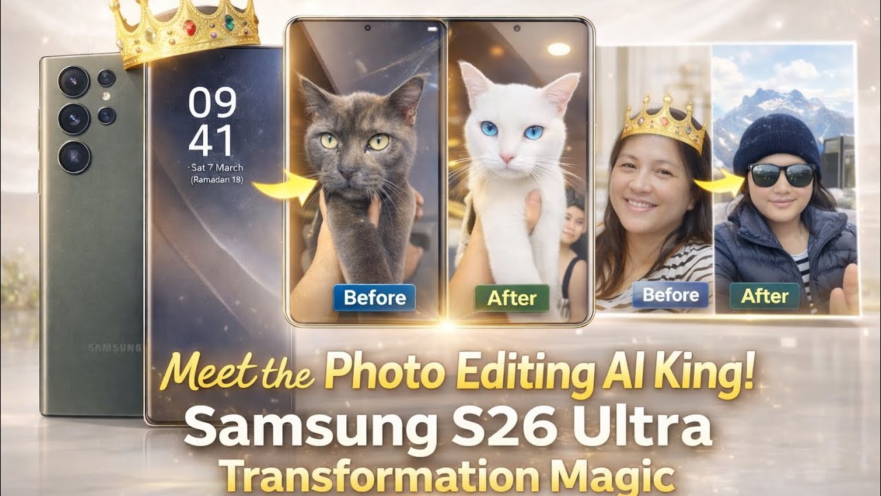 Samsung S26 Ultra AI Photo Magic  Before & After Transformations! #s26 #samsung #s26ultra 