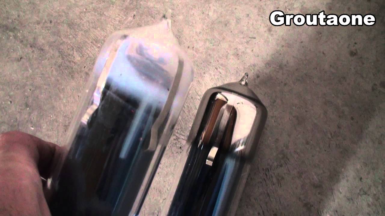 Smashed Solar Tube And A Look Inside