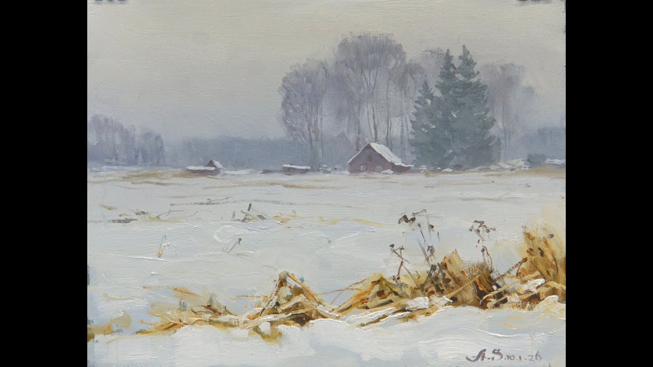 Классический латвийский зимний пейзаж 2026 01 10