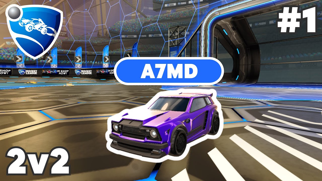 A7md Ranked 2v2 PRO Replay #1 - Rocket League Replays