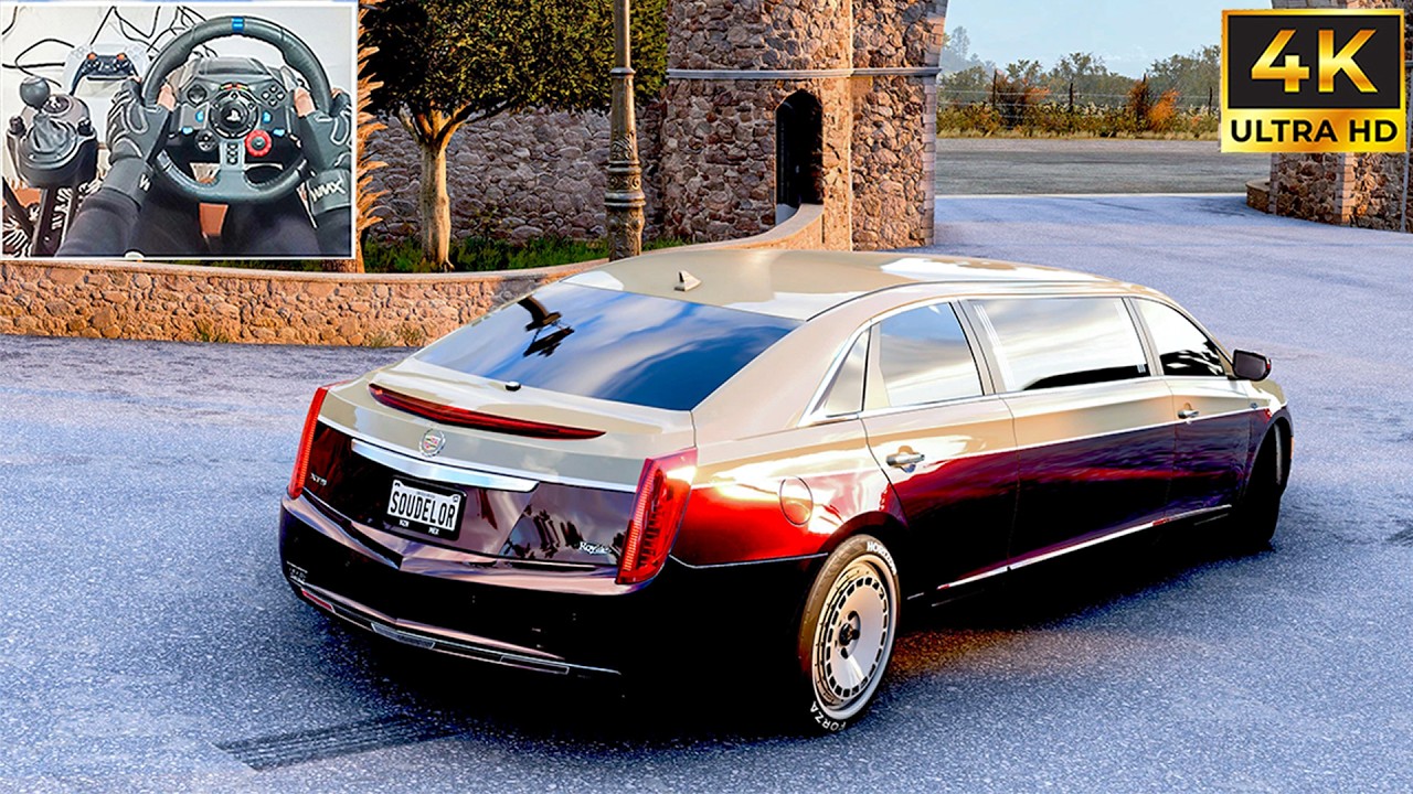 Cadillac LIMOUSINE  | Forza Horizon 5 | Logitech G29 Steering Wheel