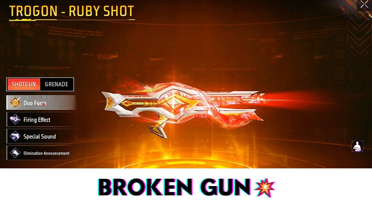 Ruby Shot = Pure Destruction 🔫❤️ | Free Fire