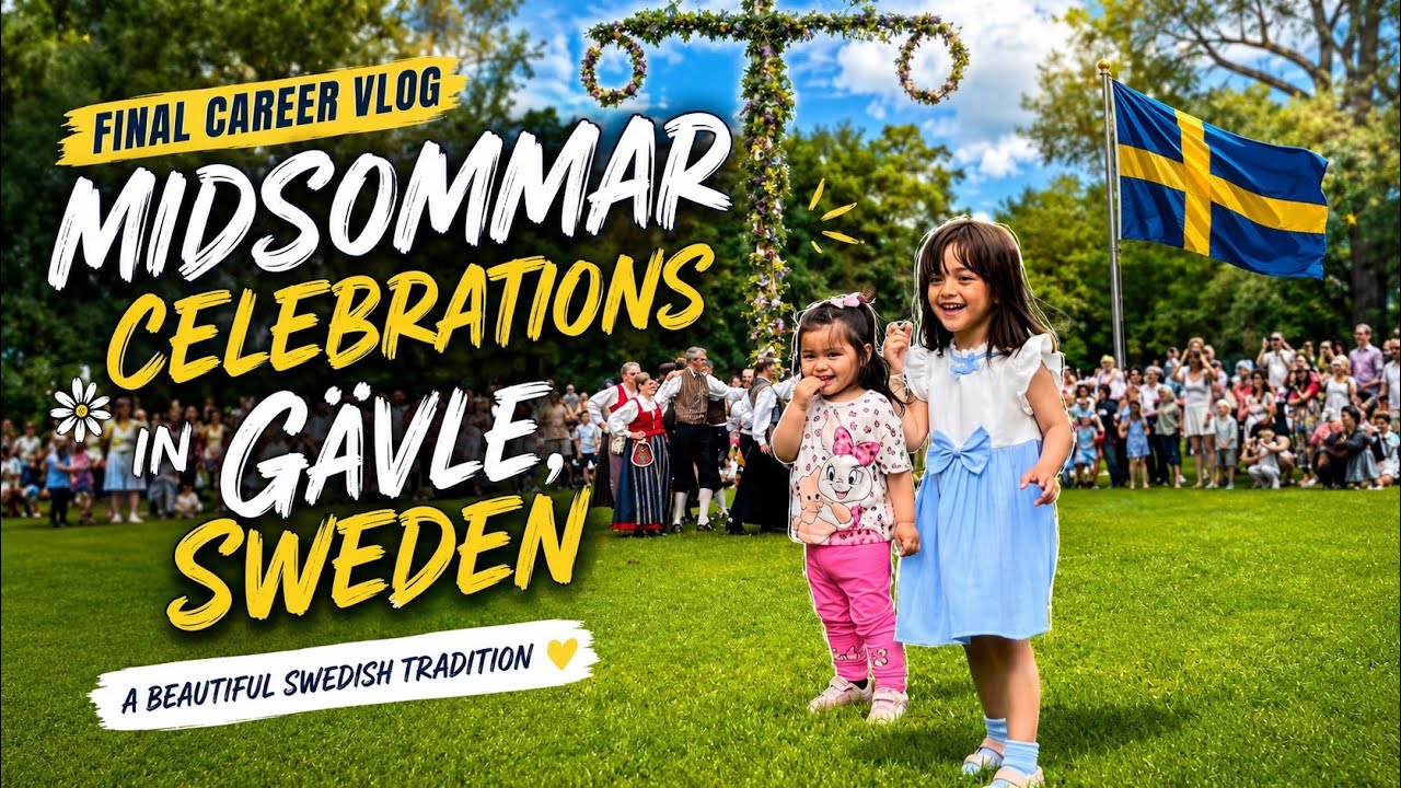 🇸🇪 MY FINAL CAREER VLOG | Experiencing Midsommar in G&auml;vle, Sweden 🌼✨