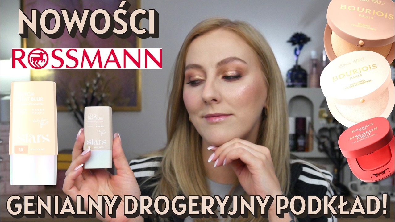 MAMY HIT! PODKŁAD STARS CATCH THAT BLUR🤩 FAJNE NOWOŚCI BOURJOIS | TEST NOWOŚCI ROSSMANN