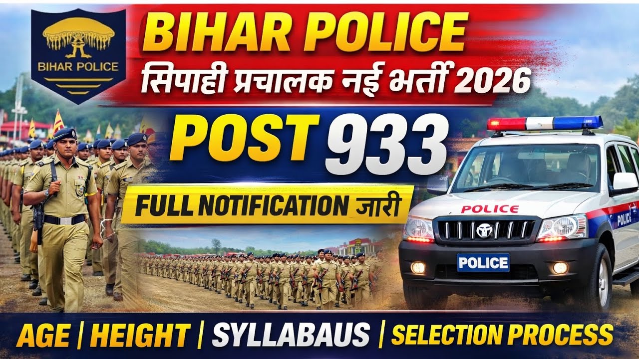 Bihar police प्रचालक नई भर्ती 2026 🔥 Bihar police new bharti full notification out #biharpolice