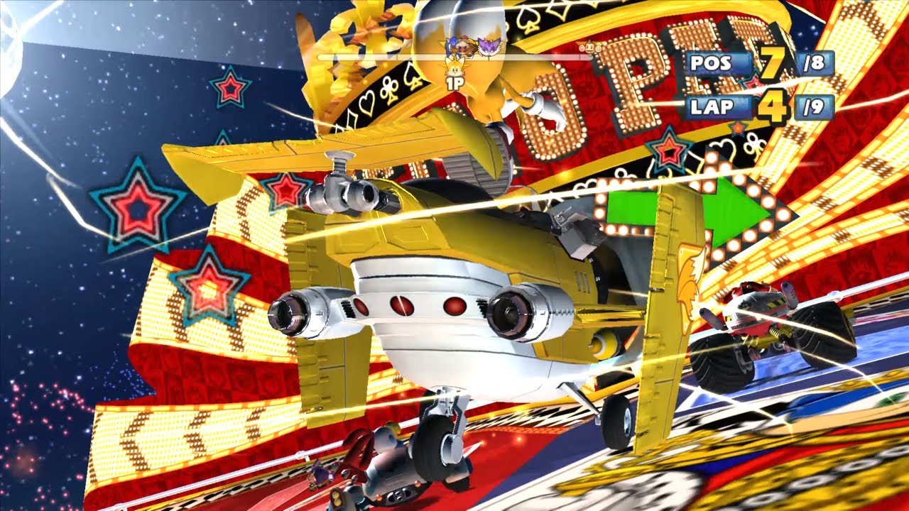TAILS Roulette Road 9 Laps Expert (Request) Sonic & Sega All-Stars Racing (PC)
