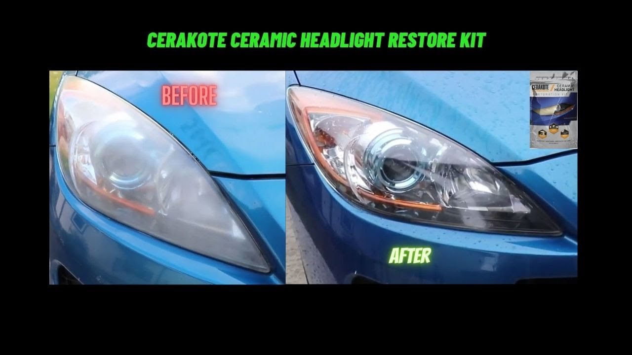 How to Restore headlights using Cerakote Ceramic Headlight Restoration Kit