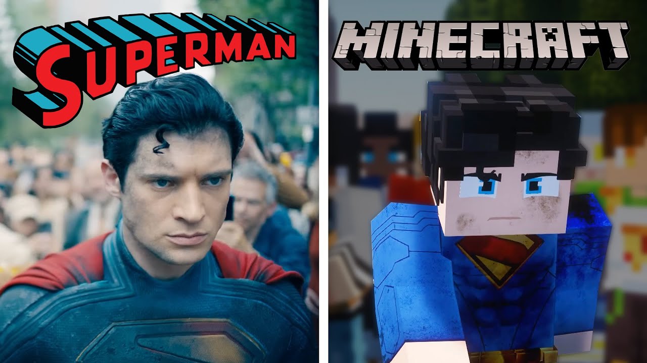 Criei o FILME do SUPERMAN No Minecraft!
