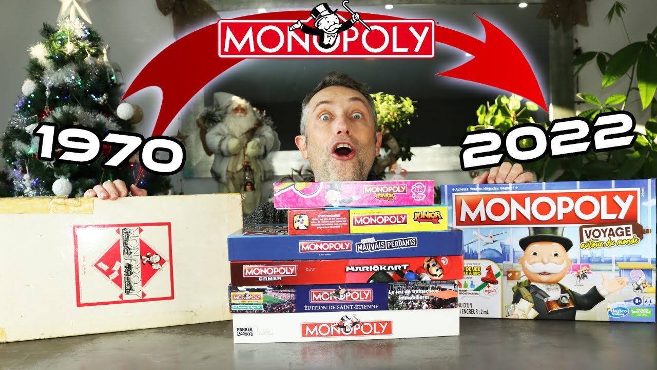 MONOPOLY : De la plus VIEILLE à la plus RÉCENTE des EDITONS ! Un voyage autour du monde !