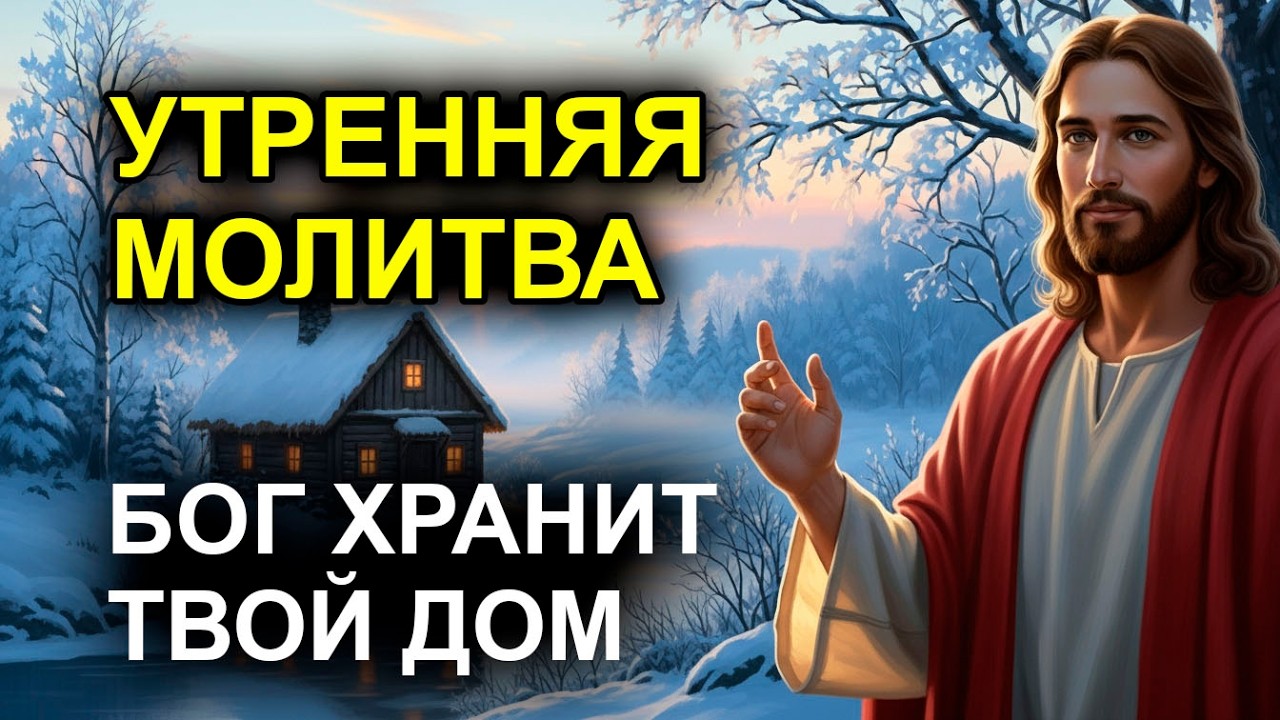 УТРЕННЯЯ МОЛИТВА ПОСТАВЬ ЭТУ ЗАЩИТУ НА СВОЙ ДОМ, И БЕДА ОБОЙДЕТ ВАС СТОРОНОЙ!