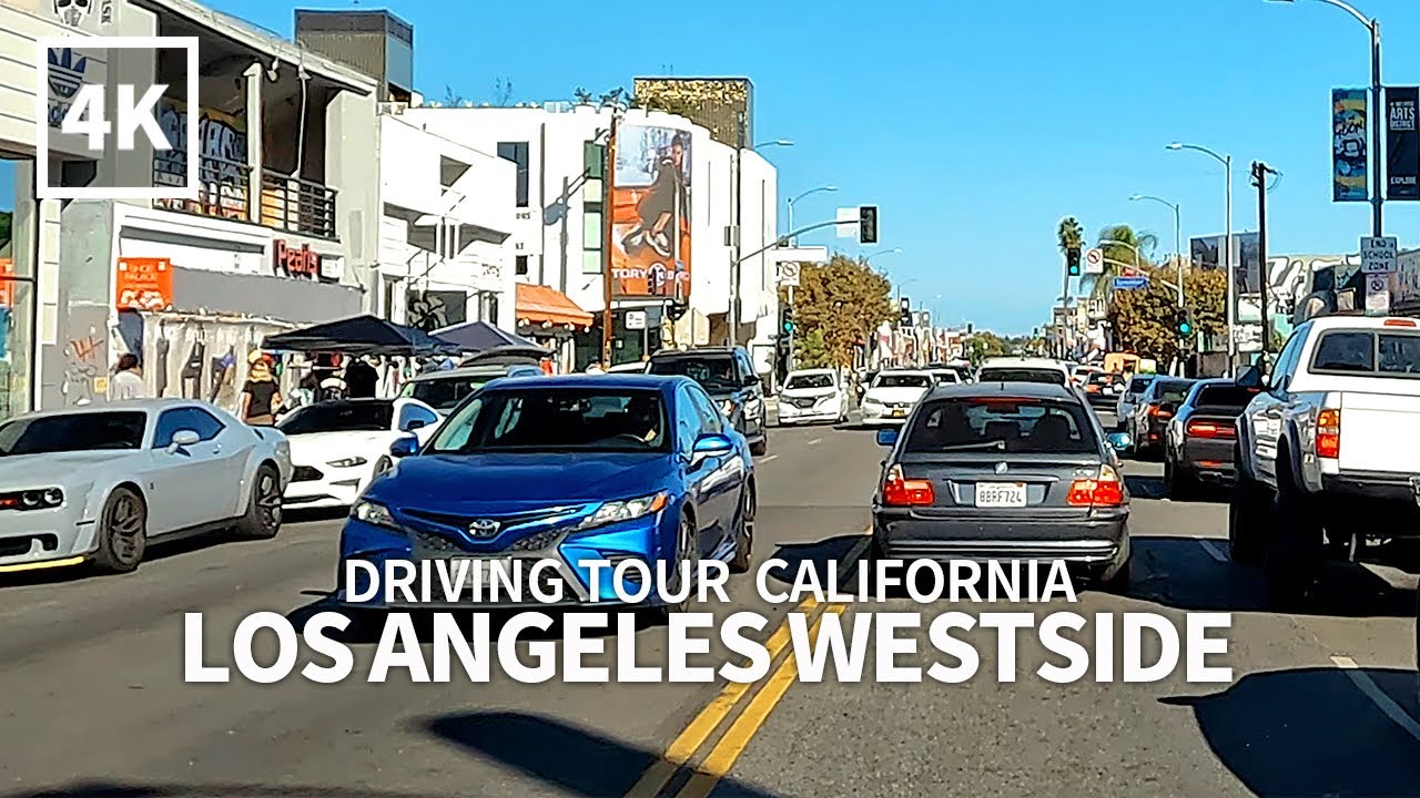 [4K] LOS ANGELES WESTSIDE - Driving Melrose Avenue & La Brea Avenue, California, Travel, California