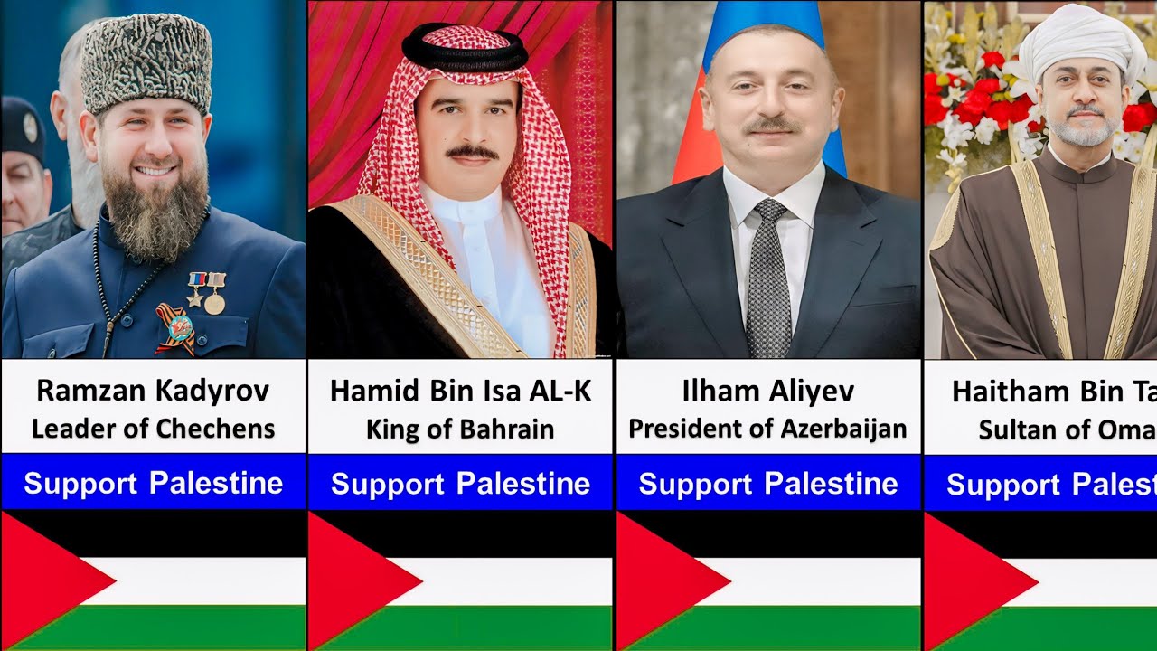 World Leaders Who Support Palestine | Leaders That Support Israel or Palestine |