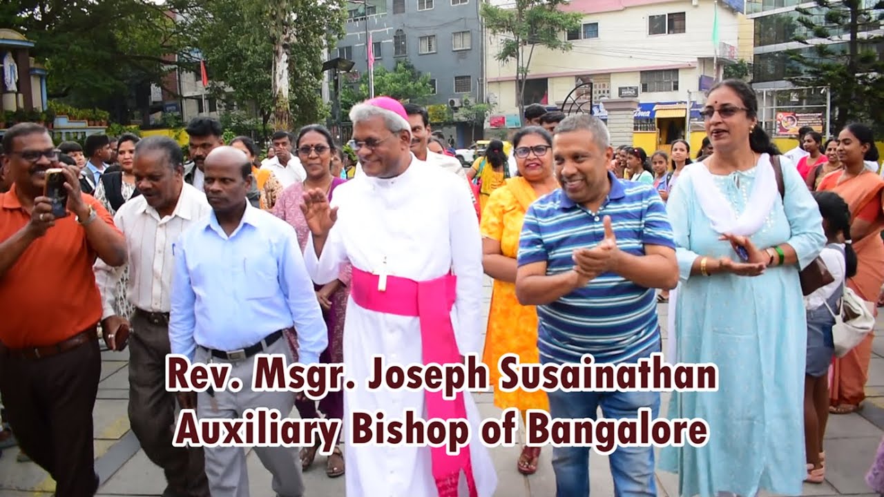 Auxiliary Bishop elect of Bangalore - Rev. Msgr. Joseph Susainathan | Sacred Heart Church, Bangalore