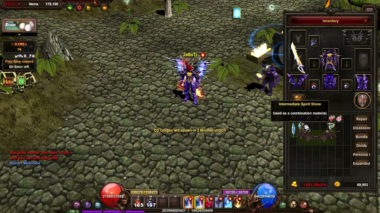 [GAMEPLAY MU ONLINE] Como Fazer Asa Level 2 Nova Atualização Mu Flame Season 18