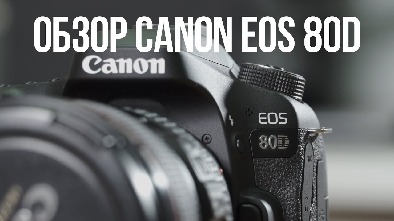 Обзор Canon EOS 80D (видеосъемка).