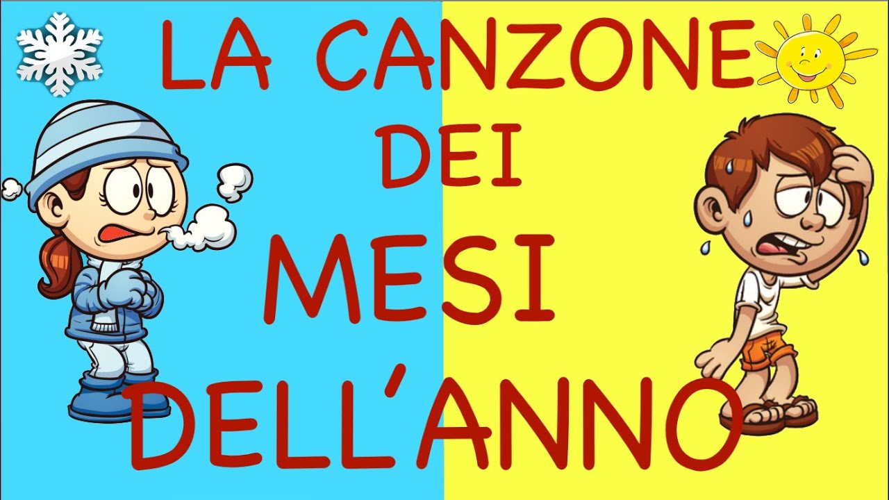 LA CANZONE DEI- MESI DELL'ANNO-speciale anno-CON TESTO  e attività-di  R. Giorgi-E.