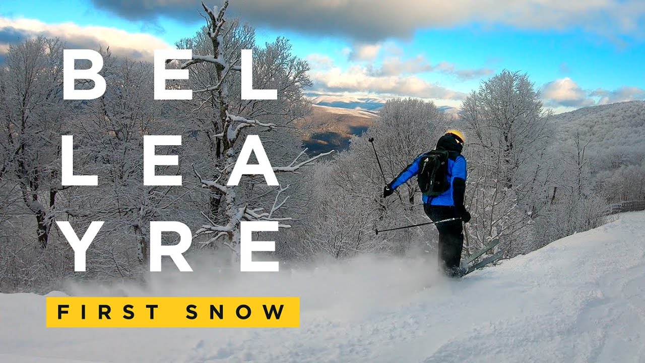 Skiing top to bottom during GOLDEN HOUR in BELLEAYRE, NY!