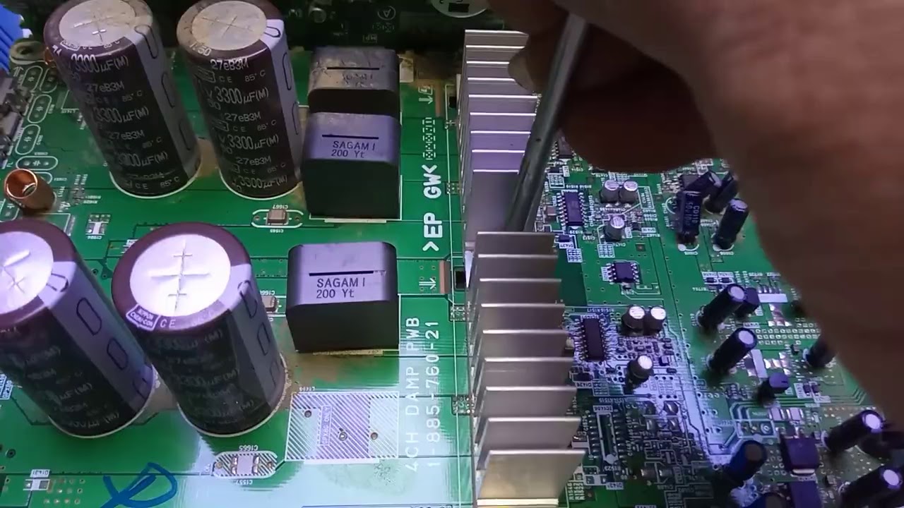 SOM SONY HCD GPX5 SEM ÁUDIO RESOLVIDO veja que dica importante
