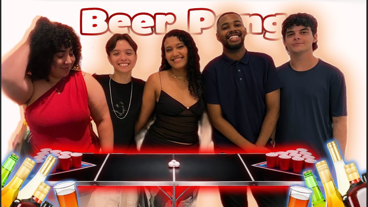 BRIGAMOS NO ANO NOVO JOGANDO BEER PONG🍻