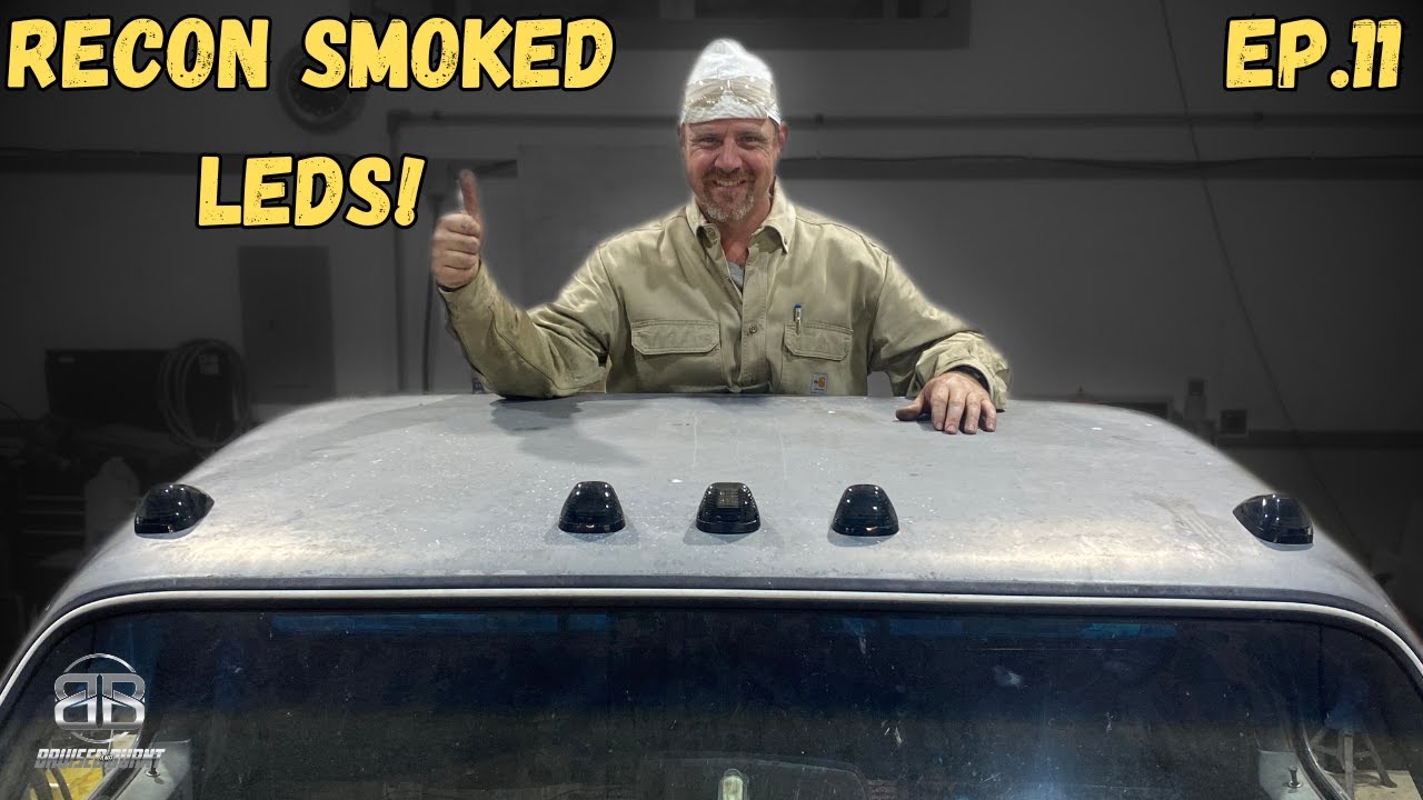 Square Body LED Cab Light Install - 1986 Chevy K30 Build Ep.11