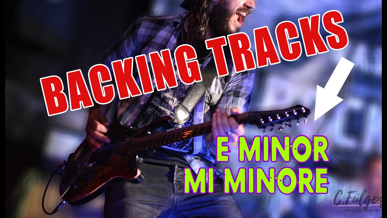 Basi Musicali rock Mi minore chitarra - Backing track rock - E minor guitar