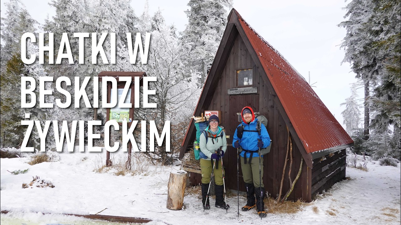 Tura po chatkach w Beskidzie Żywieckim || Ognisko i wypalanie żeliwnej waflownicy na mrozie