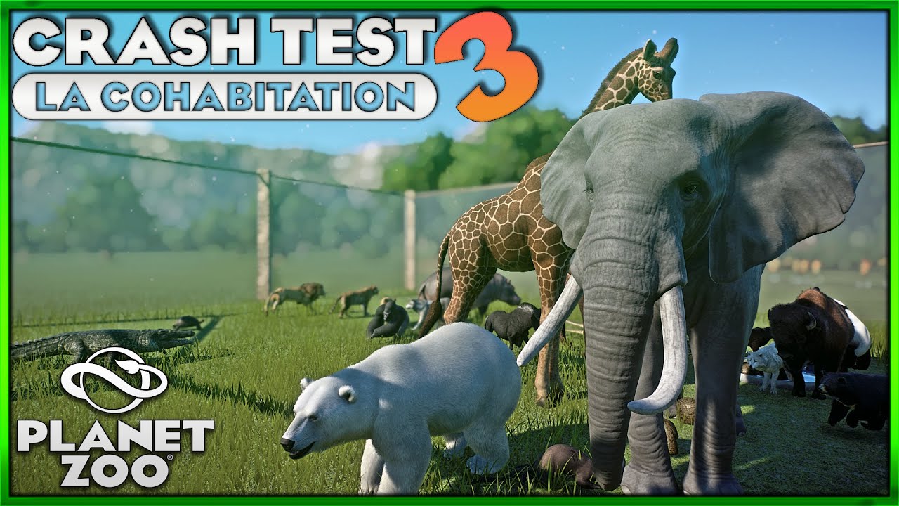 La COHABITATION des ANIMAUX 3 : BATTLE ROYALE | Crash test | PLANET ZOO