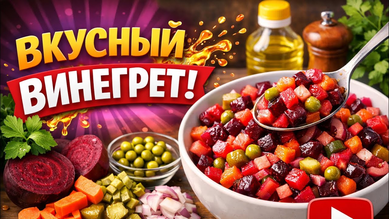 Как очень вкусно и просто приготовить винегрет!