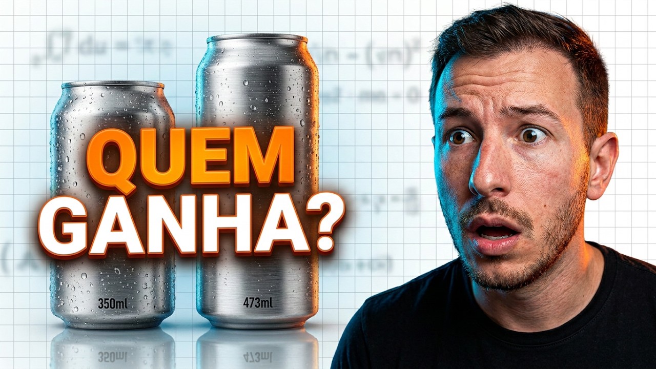 LATA x LATÃO: Quem ganha na eficiência? 🍺 Matemática Aplicada
