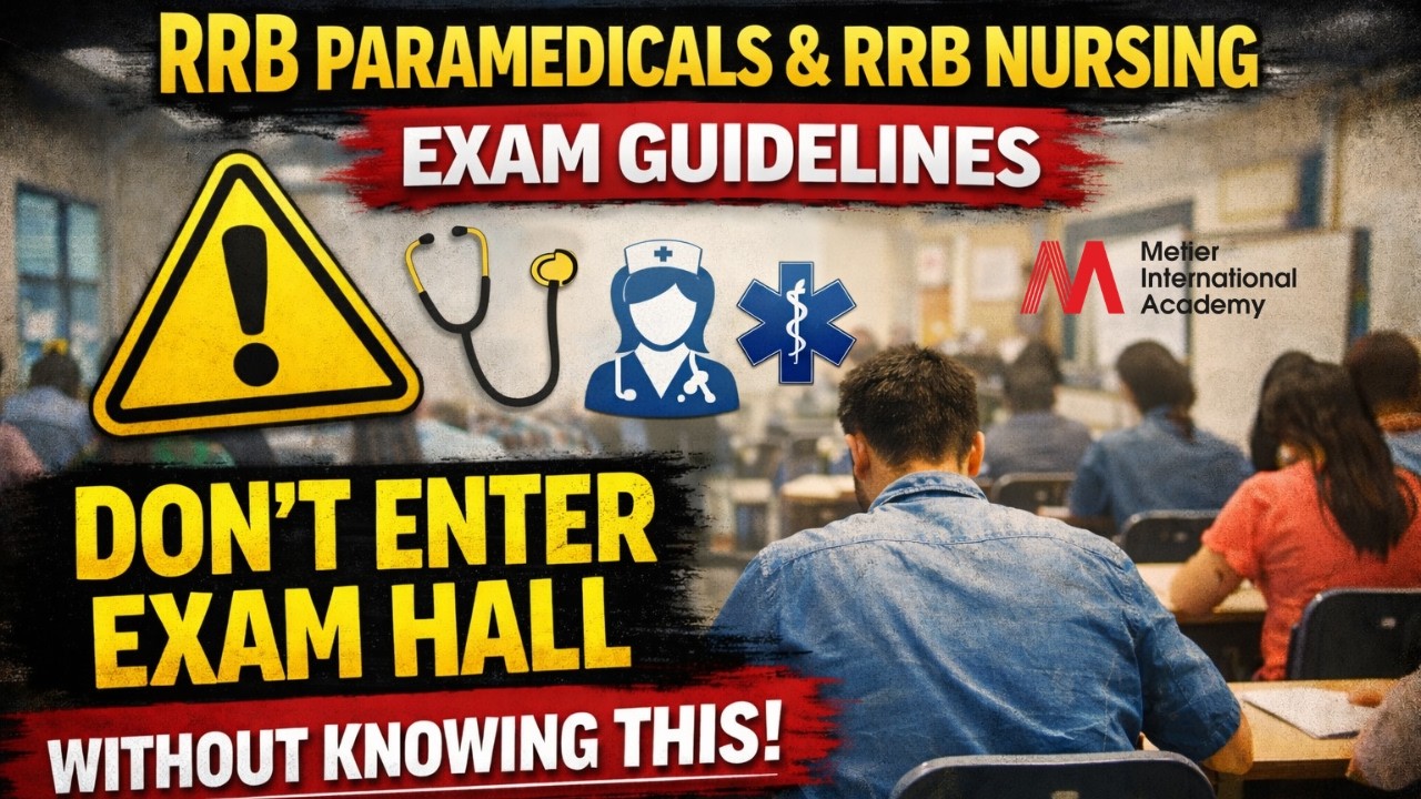 RRB Nursing | RRB Paramedical | Admit Card Guidelines ⚠️ Don’t Enter Exam Hall Without Knowing This