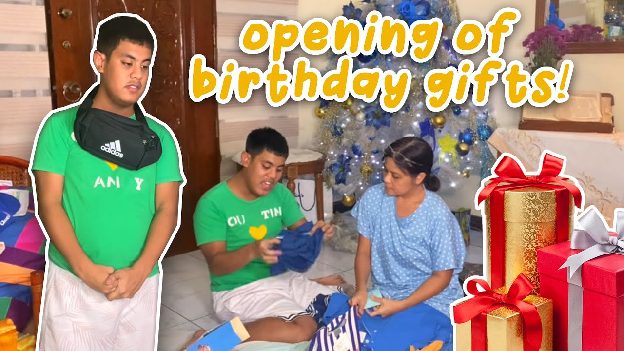 OPENING OF BIRTHDAY GIFTS | CANDY AND QUENTIN | OUR SPECIAL LOVE