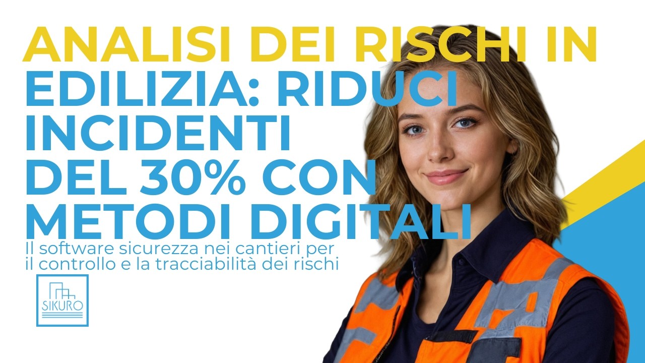 Analisi dei rischi in edilizia con metodi digitali | Software sicurezza nei cantieri