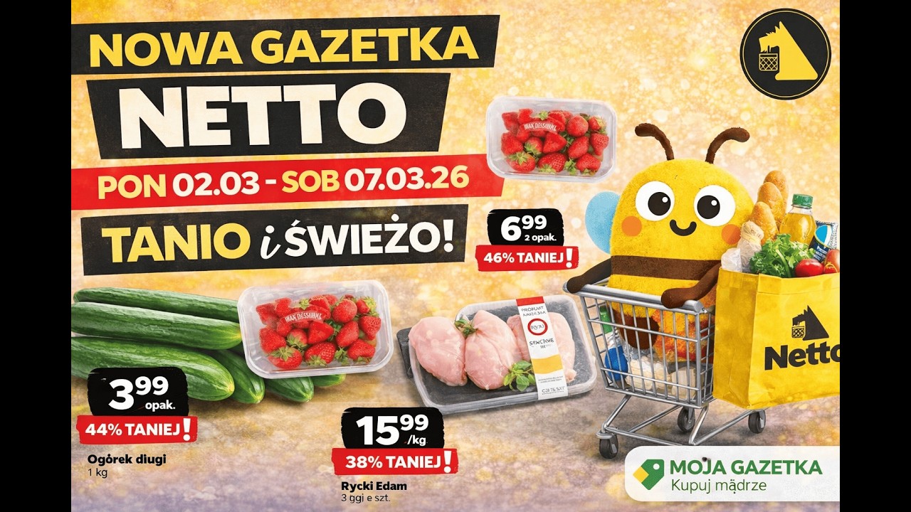 Netto - NOWA gazetka 🔥 Najlepsze promocje tygodnia | TANIO I ŚWIEŻO |  02–07.03