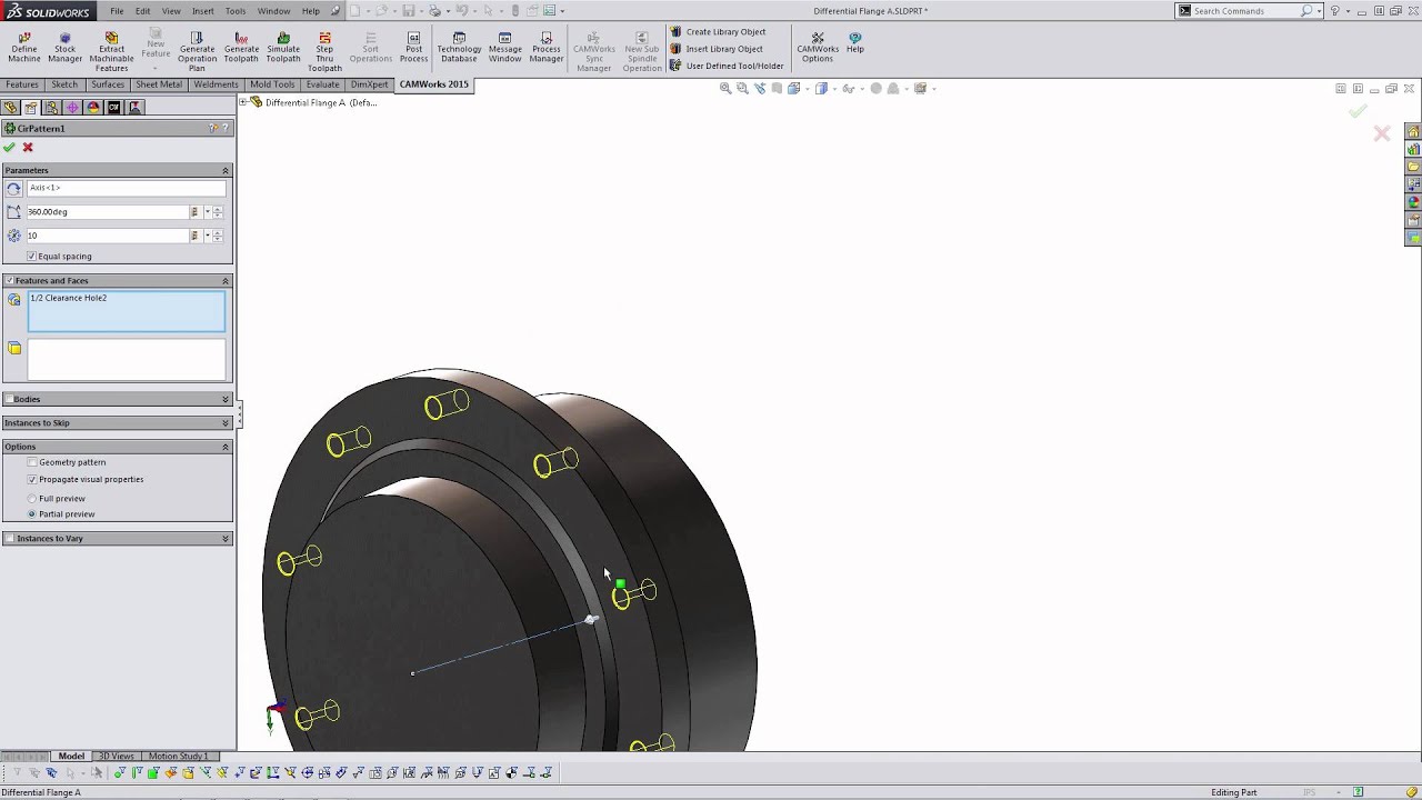 The CAMWorks/SOLIDWORKS Connection