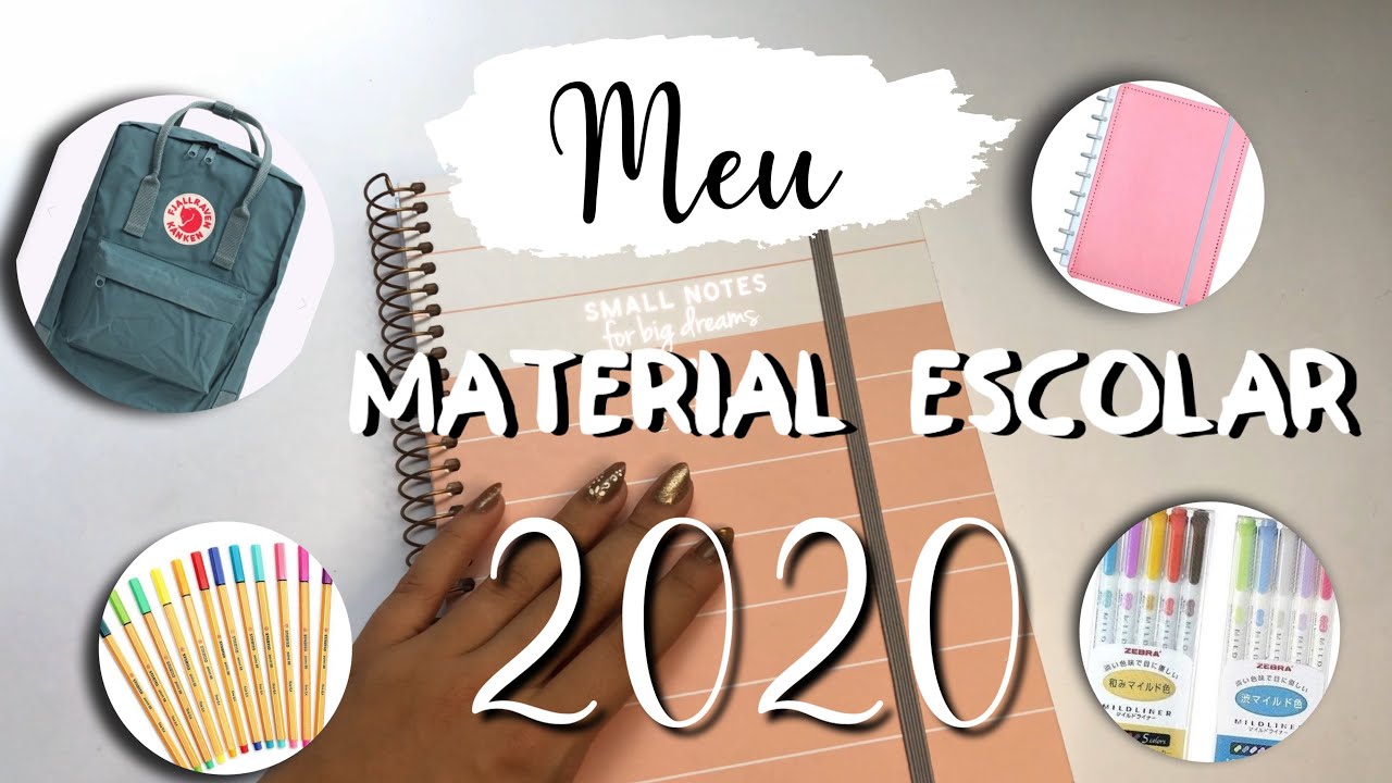 MEU MATERIAL ESCOLAR 2020