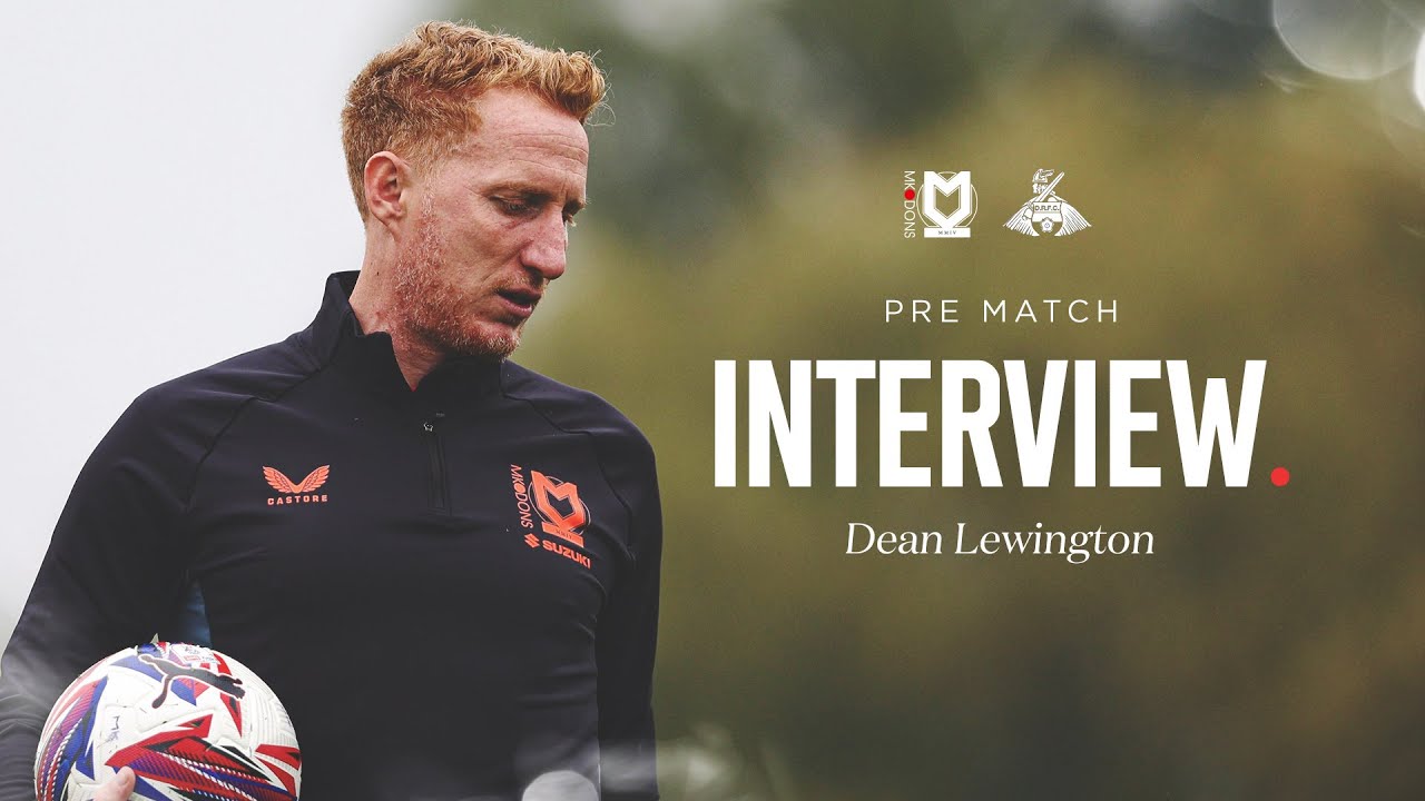 INTERVIEW: Dean Lewington on taking charge ahead of Doncaster Rovers clash