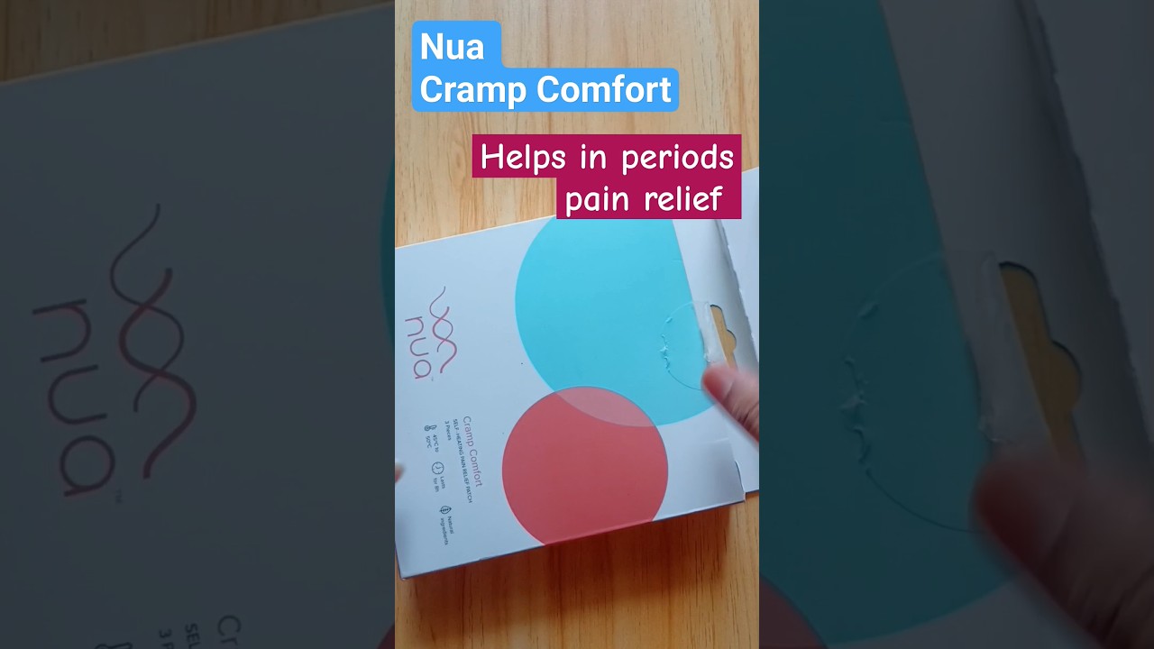 Nua Cramp comfort review | Periods pain Relief | #nua #periodpainrelief #shortvideo