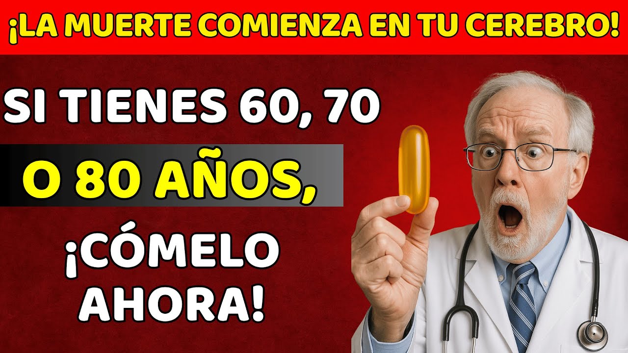El MEJOR SUPLEMENTO para tu CEREBRO! Salud para personas mayor