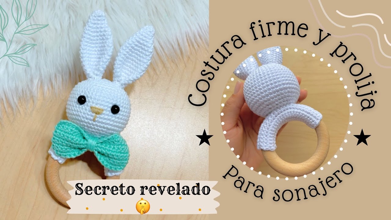 Cómo coser sonajeros tejidos - No más cabezas flojas 🔒