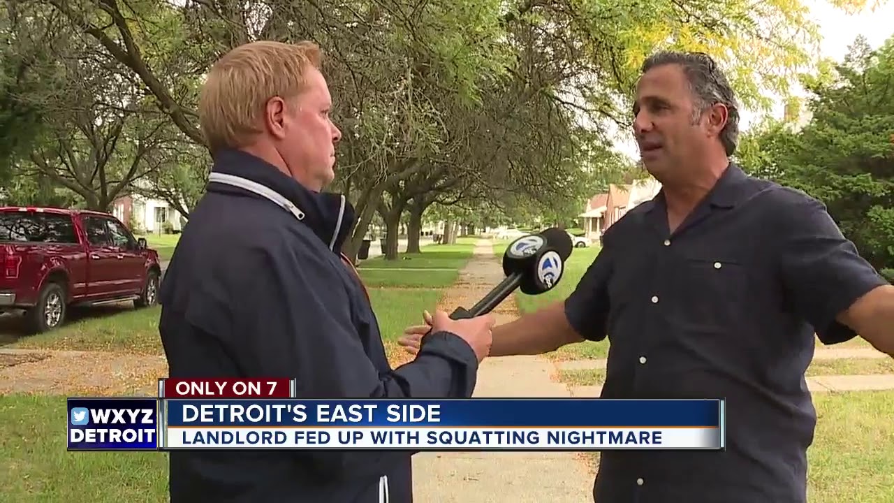 Confrontation between squatters and landlord ends with Detroit police putting the squatters out