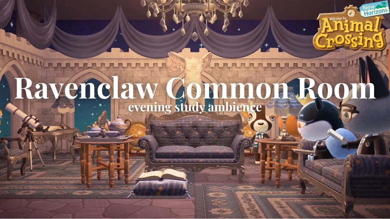 Ravenclaw Common Room 🌙 | Evening Study Ambience + Soft Classical