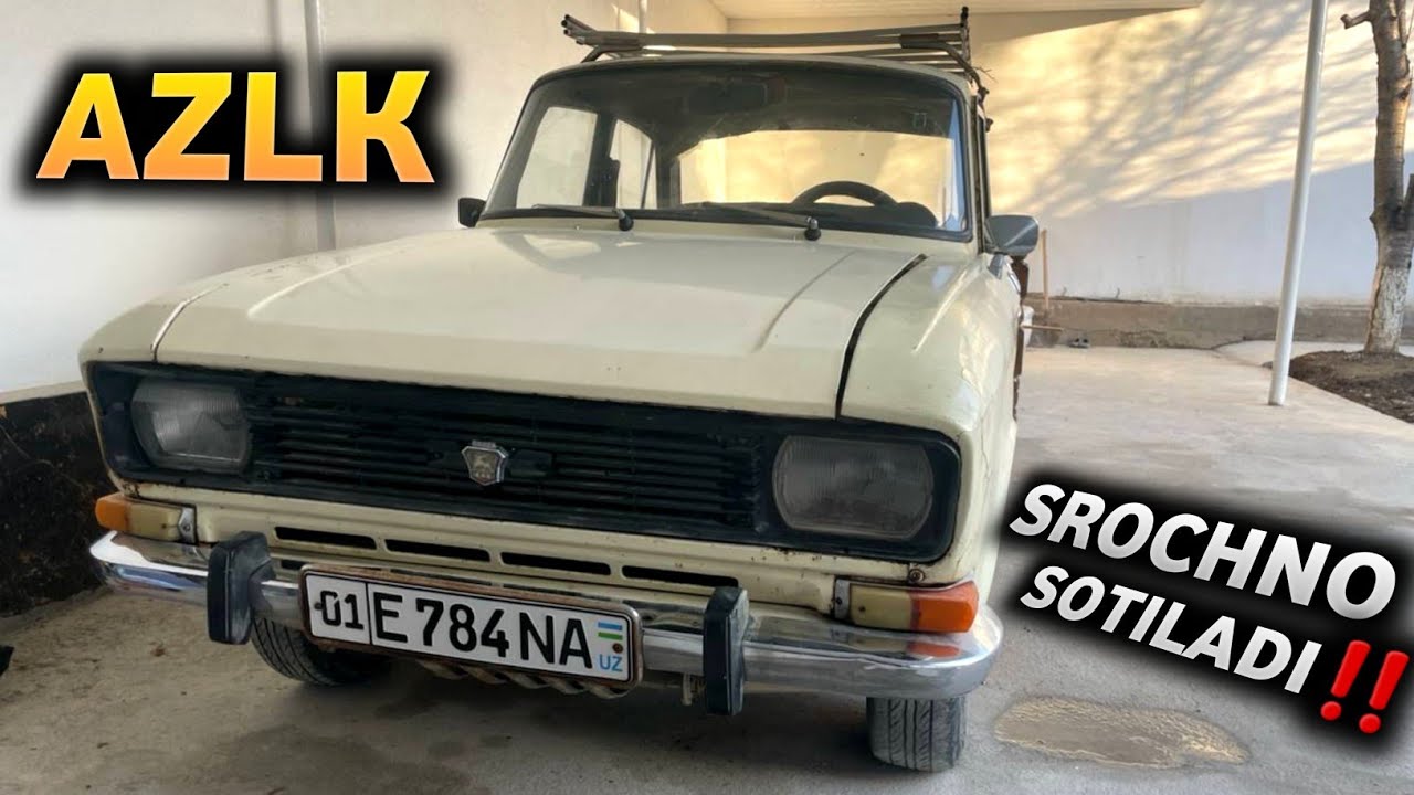 МОСКВИЧ АЗЛК СРОЧНО СОТИЛАДИ! МОТОР ПОЛНИ РЕМОНТ БЎЛДИ!