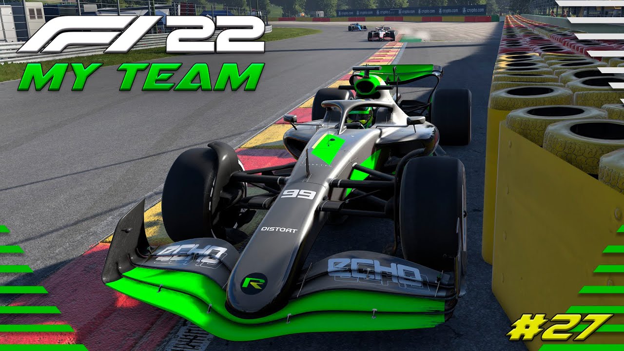 F1 22 - CORRIDA INTELIGENTE E ESTRAT&Eacute;GICA - GP B&Eacute;LGICA MY TEAM #27