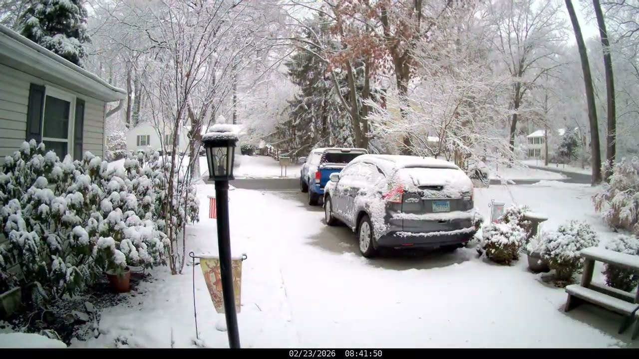 Time-lapse Snow Event - February 2026