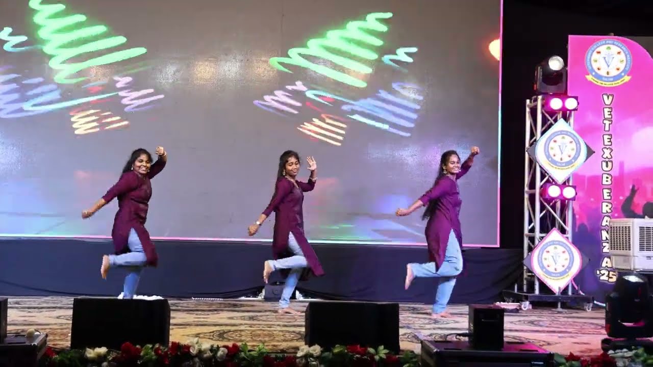 VetExuberenza'25 Group dance by 2nd yr girls  